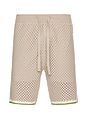 view 1 of 4 Crochet Knit Shorts in Highway