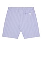 view 2 of 5 Tonal Striped Shorts in Languid Lavender