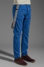 view 2 of 7 Brewer Antifit Twill Pant w/Suspenders in Memory Blue