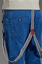 view 5 of 7 Brewer Antifit Twill Pant w/Suspenders in Memory Blue