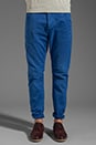 view 6 of 7 Brewer Antifit Twill Pant w/Suspenders in Memory Blue