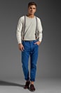 view 7 of 7 Brewer Antifit Twill Pant w/Suspenders in Memory Blue