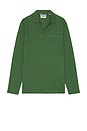 view 1 of 3 Chest Pocked Relaxed Fit Polo Sweater in Sage Green