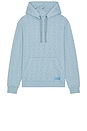 view 1 of 5 Jacquard Terry Hoodie in Faded Denim