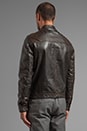 view 4 of 7 Leather Biker Jacket in Black