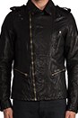 view 5 of 7 Leather Rocker Jacket in Black