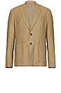 view 1 of 5 Unconstructed Single Breasted Blazer in Seastone