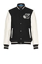 view 1 of 5 Sartorial City Varsity Jacket in Black