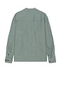view 2 of 4 Relaxed Fit Structured Overshirt in Amsterdam Green