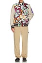 view 5 of 5 Burton Morris Jacket in Flower & Hearts