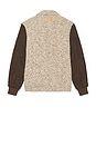 view 2 of 5 Varsity Sports Jacket in Taupe Melange