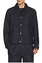 view 1 of 5 Western Detail Trucker Jacket in Navy