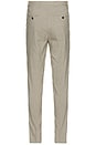 view 4 of 5 Irving Classic Chino Pant in Antra Off White Mini Check