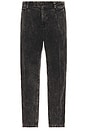 view 1 of 5 Pleated Washed Corduroy Chino in Black