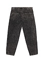 view 2 of 5 Pleated Washed Corduroy Chino in Black