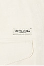 view 3 of 6 Pleated Relaxed Trouser in White