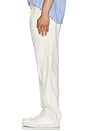 view 5 of 6 Pleated Relaxed Trouser in White
