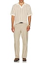 view 5 of 5 Relaxed Straight Fit Trouser in Plaza Taupe
