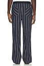view 3 of 6 PANTALONES in Sky Captain Stripe