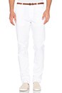 view 4 of 4 PANTALON CHINO COUPE SLIM in White