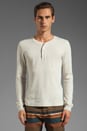view 1 of 6 Long Sleeve Henley in Ecru
