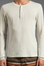 view 4 of 6 Long Sleeve Henley in Ecru