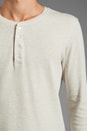 view 5 of 6 Long Sleeve Henley in Ecru