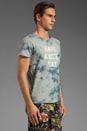 view 2 of 5 Have a Nice Day Tee in Blue Tie Dye