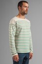 view 2 of 5 Striped L/S Sailor Shirt in Green