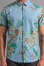 view 4 of 6 S/S Hawaiian Woven Shirt in Blue