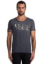 view 1 of 4 Dip Dye Viola Tee in Grey