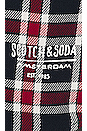 view 4 of 5 Archive Double Face Twill Check Shirt in Red & Blue