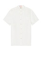 view 1 of 3 Short Sleeve Linen Shirt in White