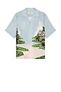 view 1 of 3 Relaxed Fit Tencel Shirt in Scenery Print