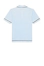 view 2 of 4 Toweling Relaxed Fit Polo in Light Blue