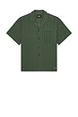 view 1 of 4 Striped Short Sleeved Shirt in Thyme
