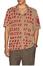 view 3 of 4 Jacquard Knitted Shirt in Plaza Taupe
