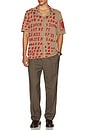 view 4 of 4 Jacquard Knitted Shirt in Plaza Taupe