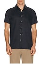 view 1 of 4 Short Sleeve Linen Shirt in Night