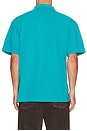 view 2 of 4 3 Crossed Pique Garment Dyed Polo in Tahitian Teal