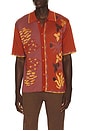 view 1 of 4 T-SHIRT MANCHES COURTES KNITTED JACQUARD in Desert Hawaiian Bossa Nova