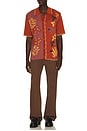 view 3 of 4 T-SHIRT MANCHES COURTES KNITTED JACQUARD in Desert Hawaiian Bossa Nova