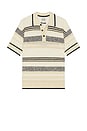view 4 of 5 CAMISA in Eggnog & Ensign Blue Stripe