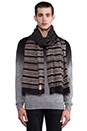 view 1 of 3 Ethnic Allover Printed Scarf in Black