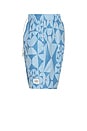 view 3 of 6 Mid Length Swimshort in Diamond Blue