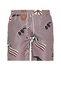 view 1 of 6 Printed Swim Shorts in Cutout
