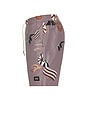 view 3 of 6 Printed Swim Shorts in Cutout