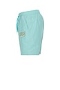 view 3 of 5 Placement Print Swim Shorts in Sea Blue