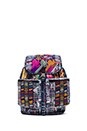 view 1 of 4 Santiago Patchwork Backpack in Blue