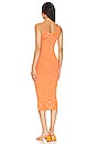 view 3 of 3 Lex Midi Dress in Tangerine